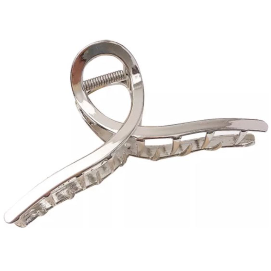 Hair clip twist silver