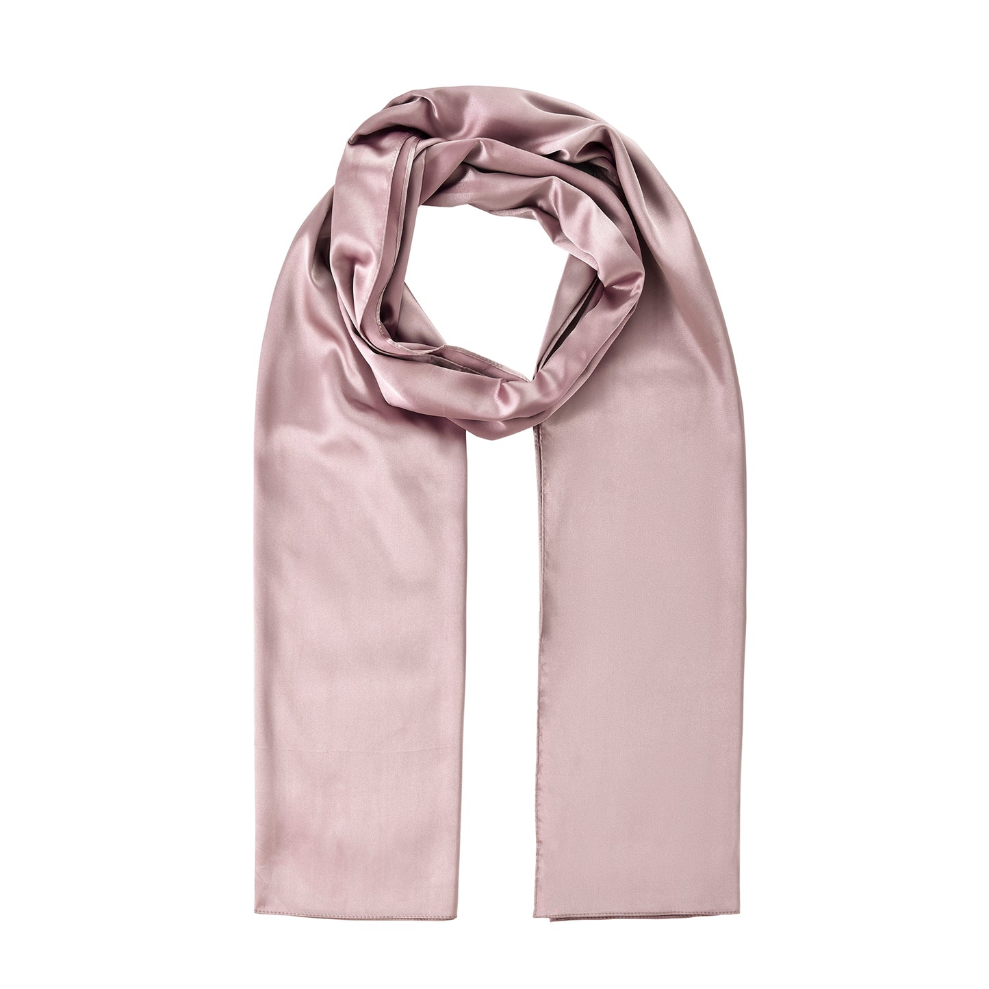 Sjaal satijn lang mauve