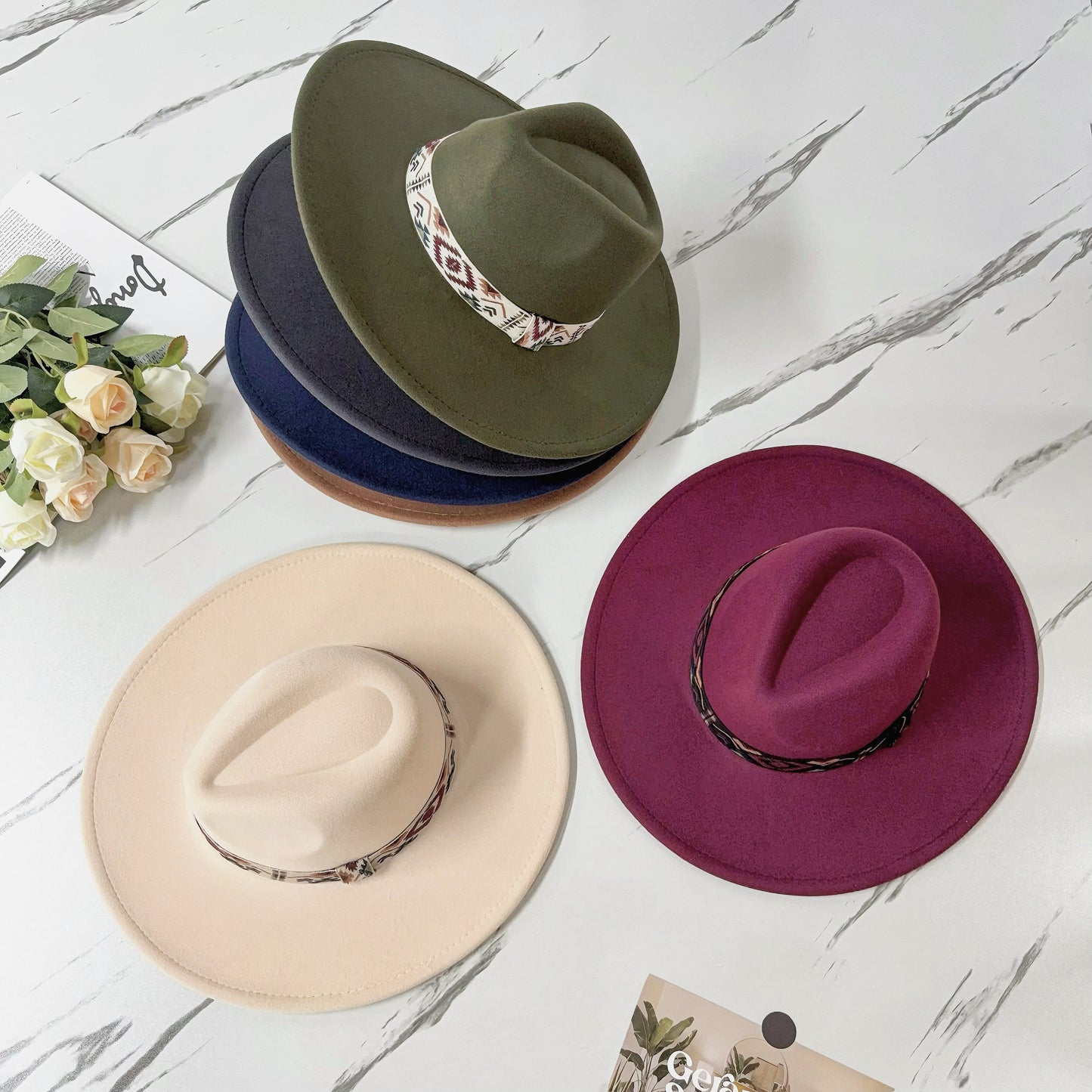 Fedora Hat creamy white