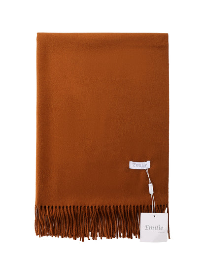 Pashmina sjaal cognac