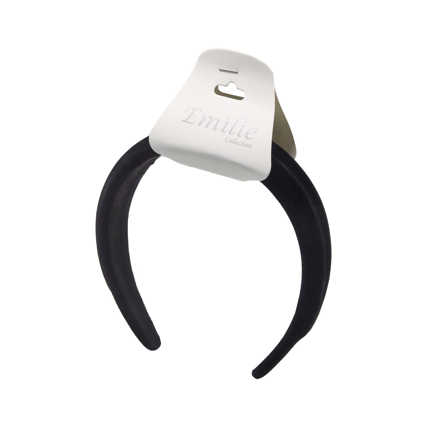 Velvet headband black