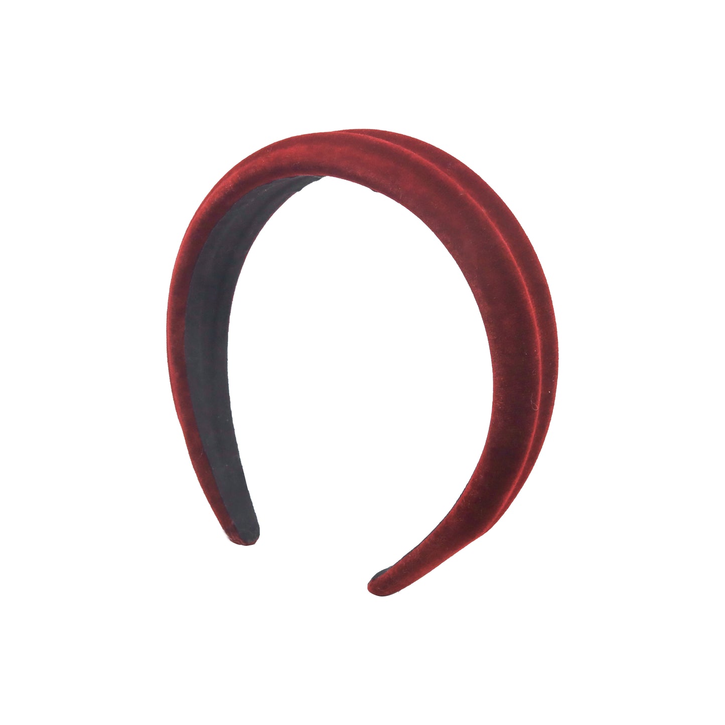 Velvet headband red