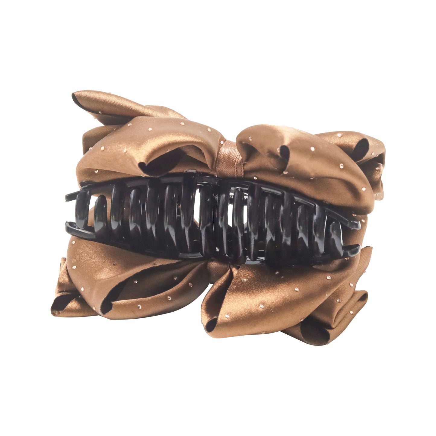 Hair clip brown bow
