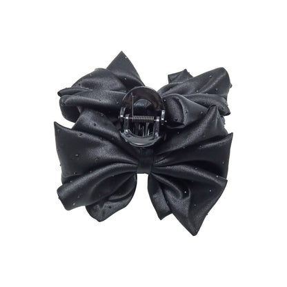 Hair clip black bow