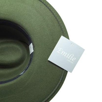 Fedora Hat olive green