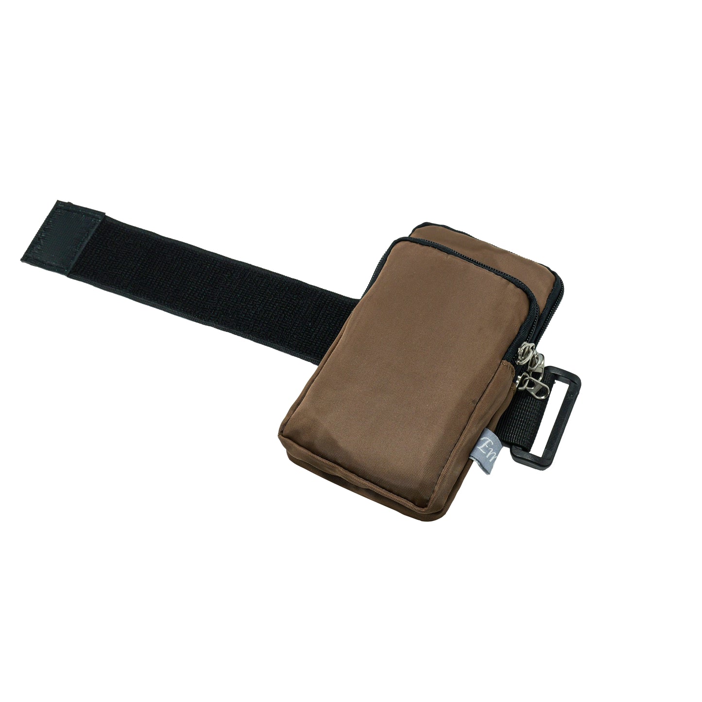 Sports Arm Phone Belt – Water-Resistant Running Armband (17x9cm)-brown