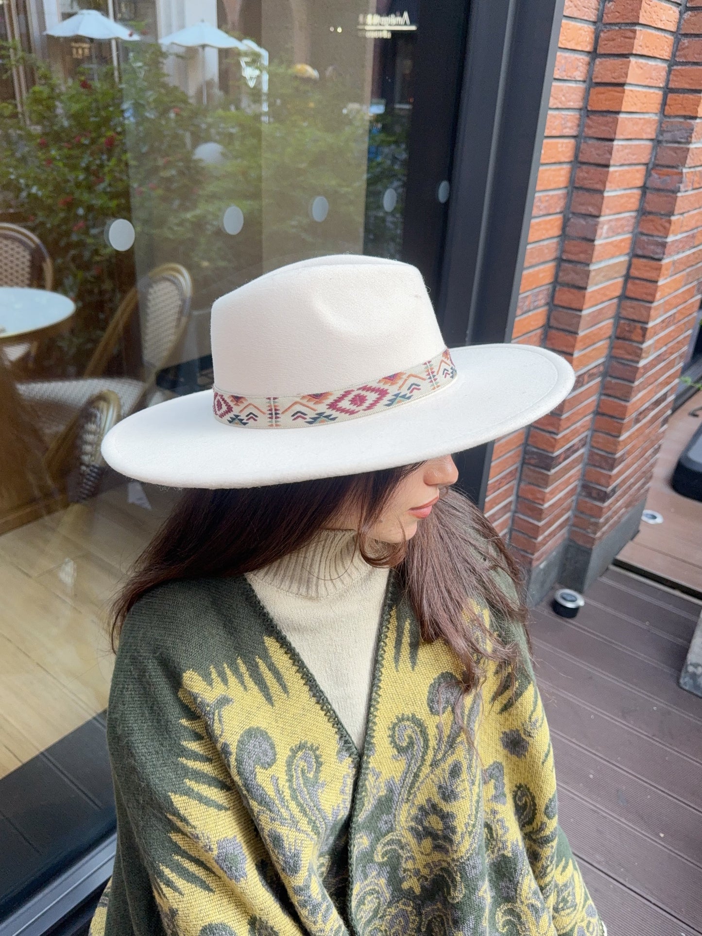 Fedora Hat creamy white