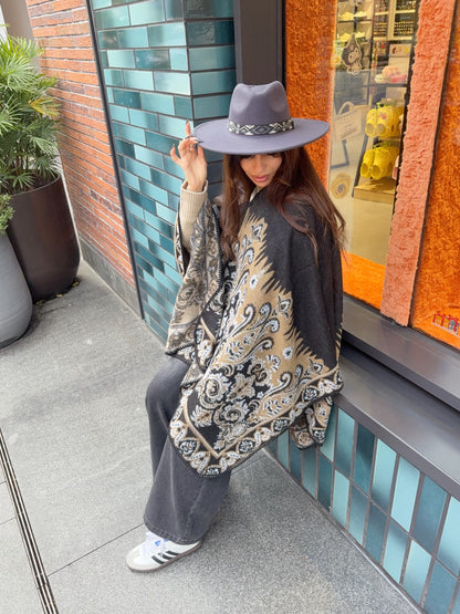 Fedora Hat dark grey