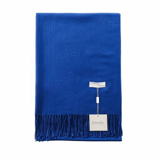 Pashmina scarf cobalt blue