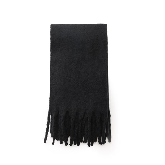 Winter scarf black