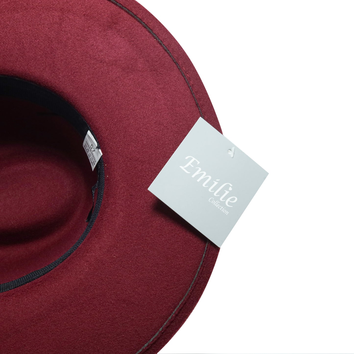 Fedora Hat burgundy red