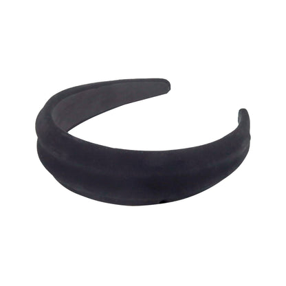 Velvet headband black