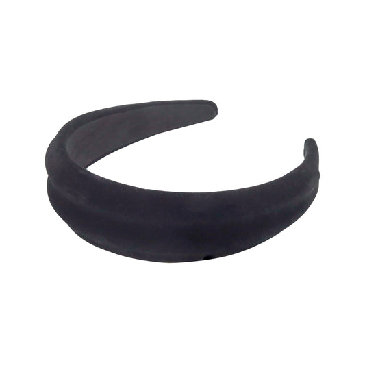 Velvet headband black
