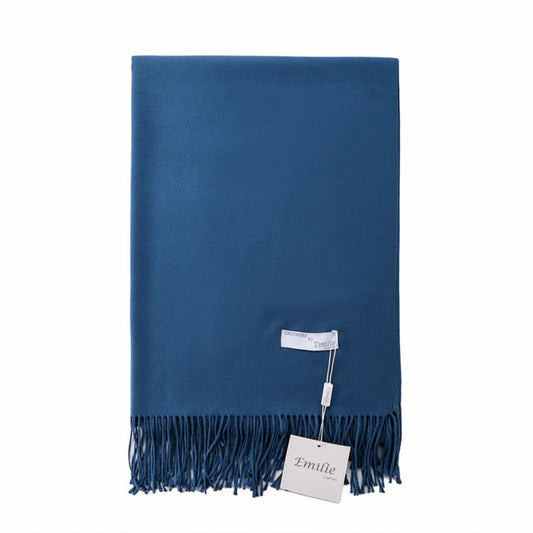 Pashmina scarf petrol blue