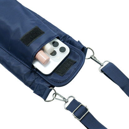 Sports water bottle bags–adjustable shoulder strap - Water-Resistant (23x14cm)-blue
