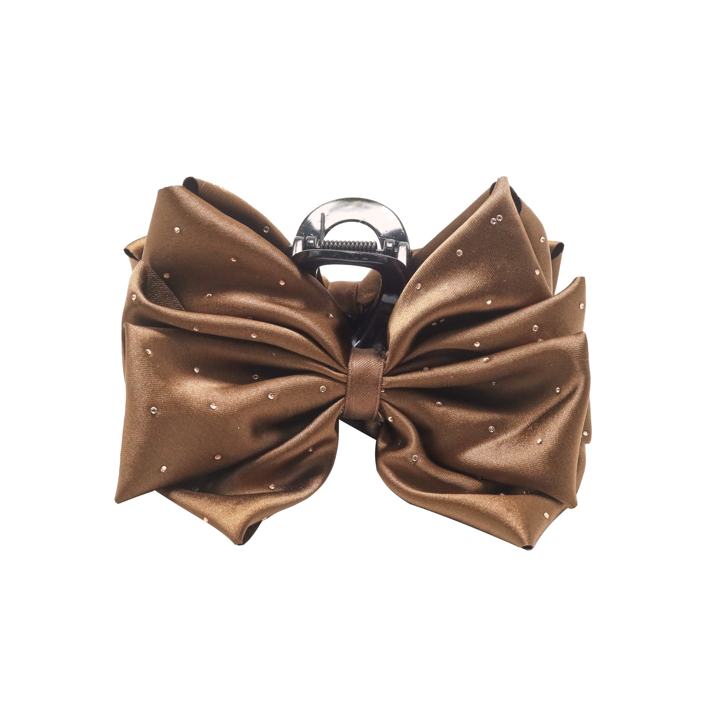 Hair clip brown bow