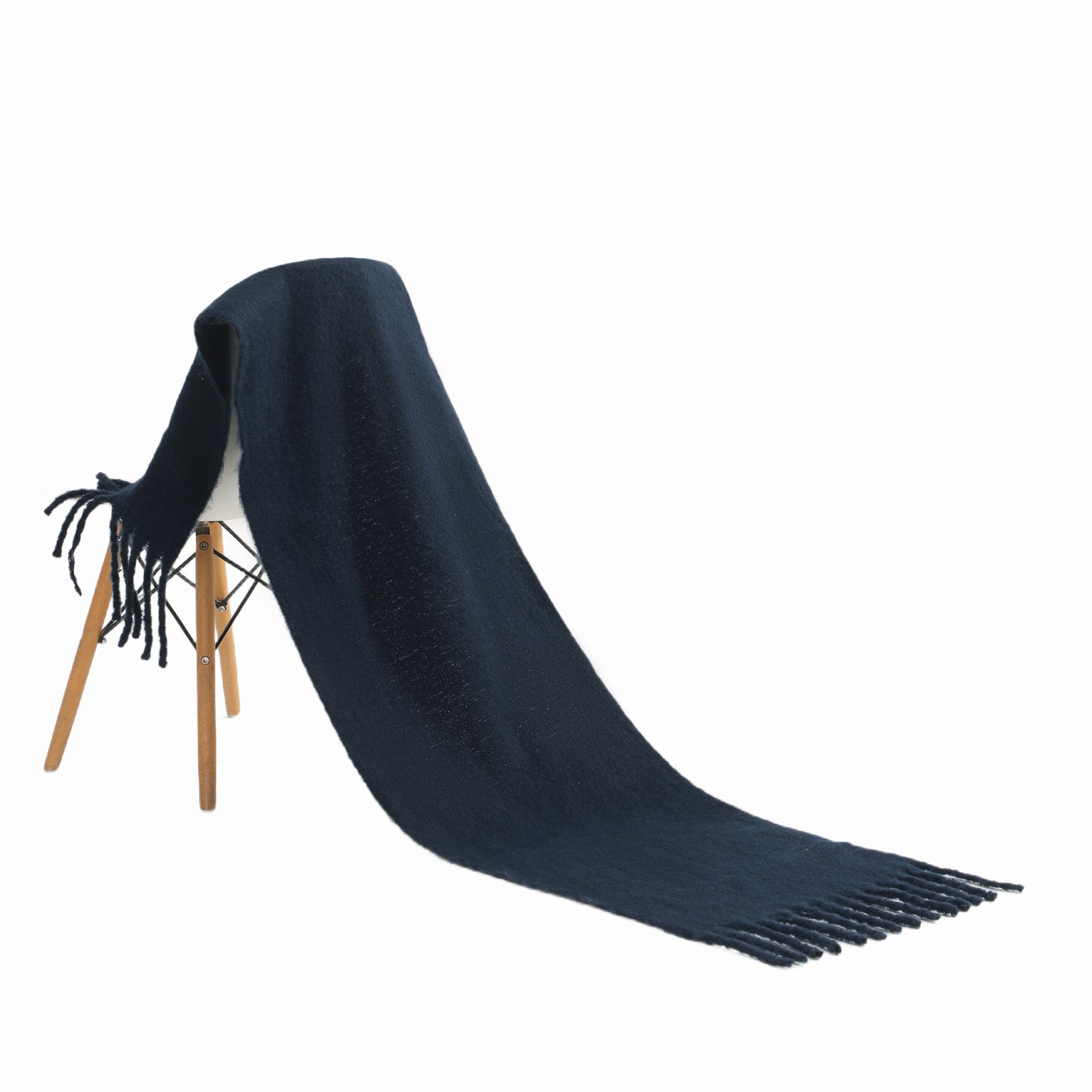 Winter scarf navy blue