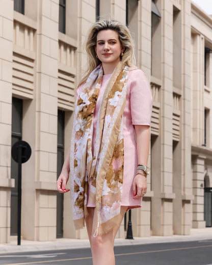 Scarf with print