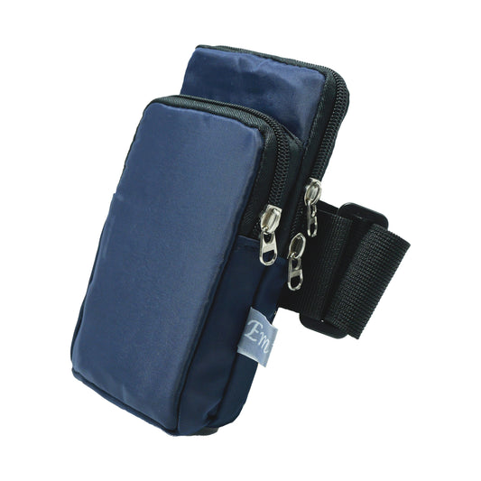 Sports Arm Phone Belt – Water-Resistant Running Armband (17x9cm)-blue