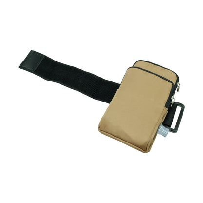 Sports Arm Phone Belt – Water-Resistant Running Armband (17x9cm)-beige