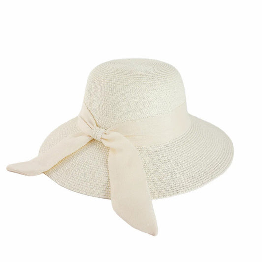 Hat with bow white