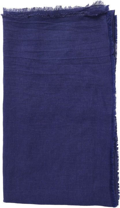 Pareo  linen mix  190CMX120CM  navy blue