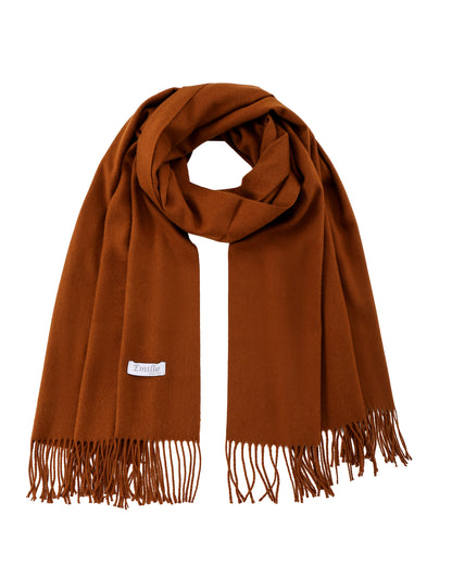 Pashmina sjaal cognac