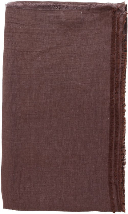 Pareo linen mix 190X120CM brown