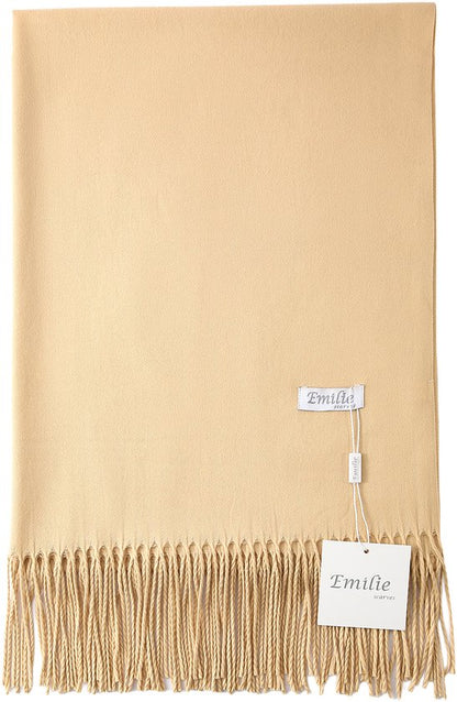 Pashmina beige  200X70CM 100% gerecycled polyester