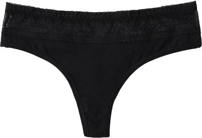Thong 5 pieces cotton lace
