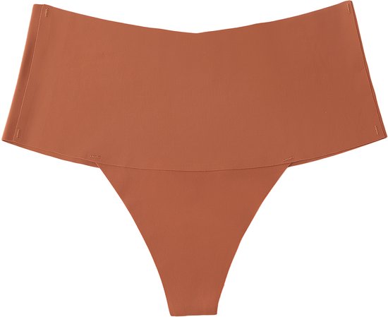 Thong high waist 5 pieces terra
