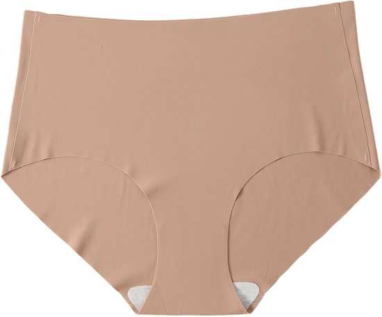 Briefs high waist 5 pieces beige