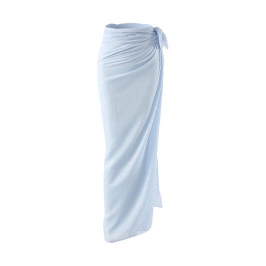 Pareo blue light blue long viscose mix