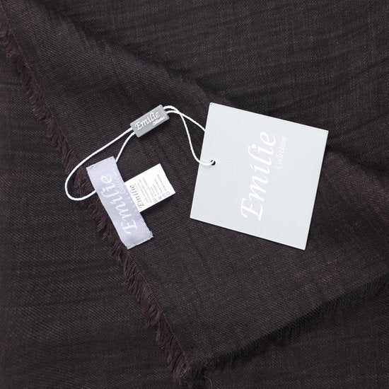 Pareo linen mix 190X120CM Black