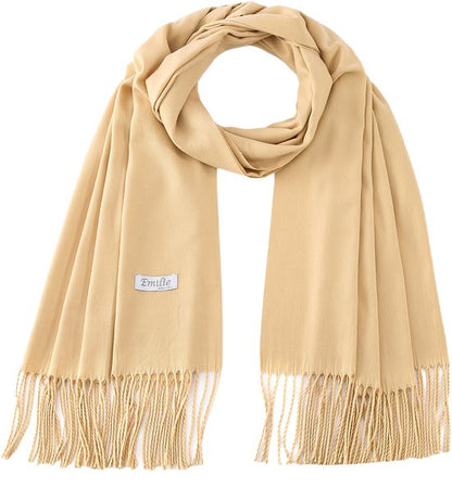 Pashmina beige  200X70CM 100% gerecycled polyester