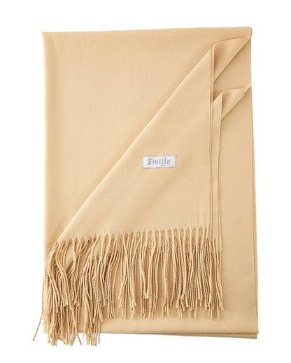 Pashmina beige  200X70CM 100% gerecycled polyester