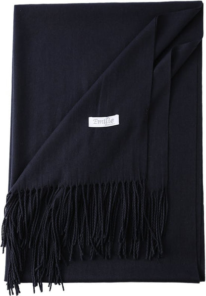 Pashmina blue 200X70CM 100% recycled polyester