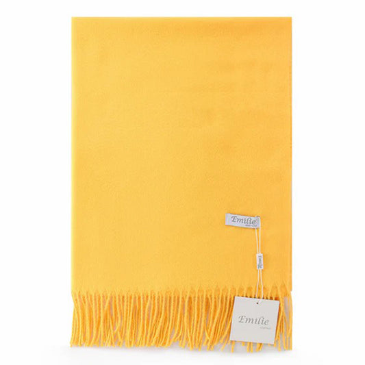 Pashmina scarf dark yellow