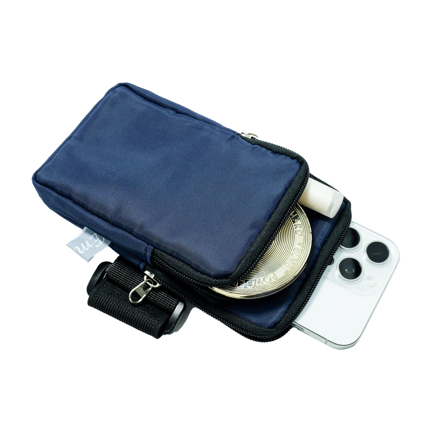 Sports Arm Phone Belt – Water-Resistant Running Armband (17x9cm)-blue