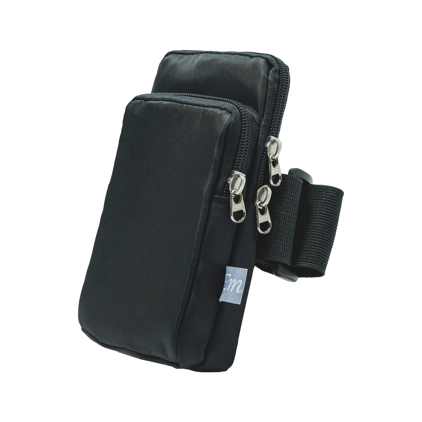 Sports Arm Phone Belt – Water-Resistant Running Armband (17x9cm)-black