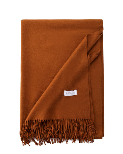 Pashmina sjaal cognac