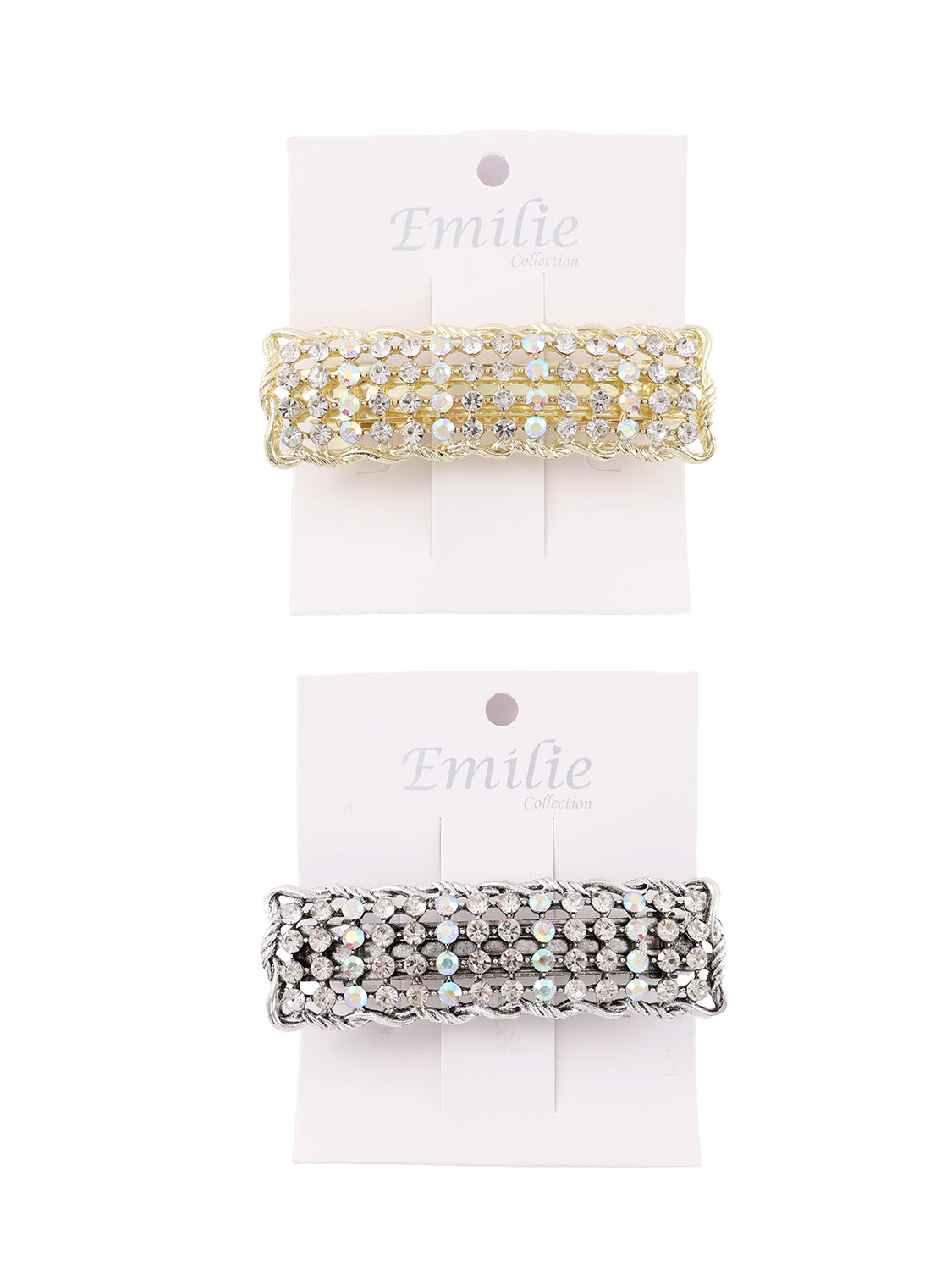 Haarspeld strass goud