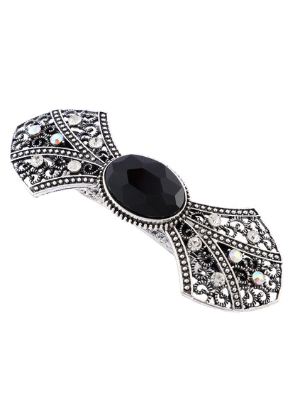 Haarspeld vintage look zilver