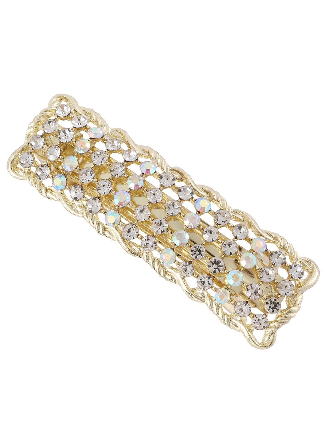 Haarspeld strass goud