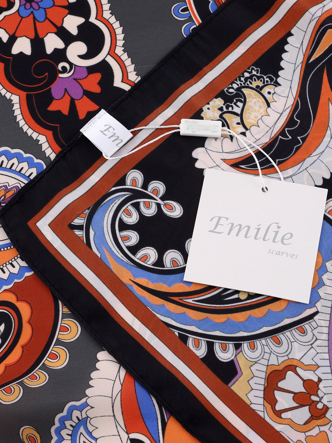 Sjaal met print paisley