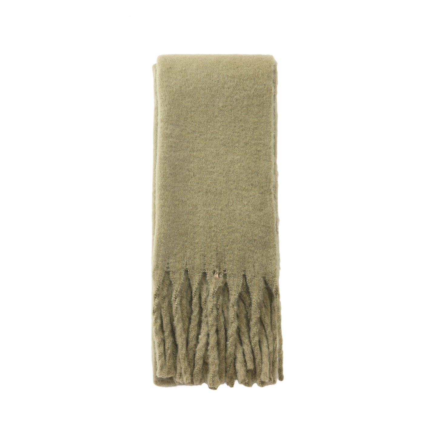 Winter scarf olive green