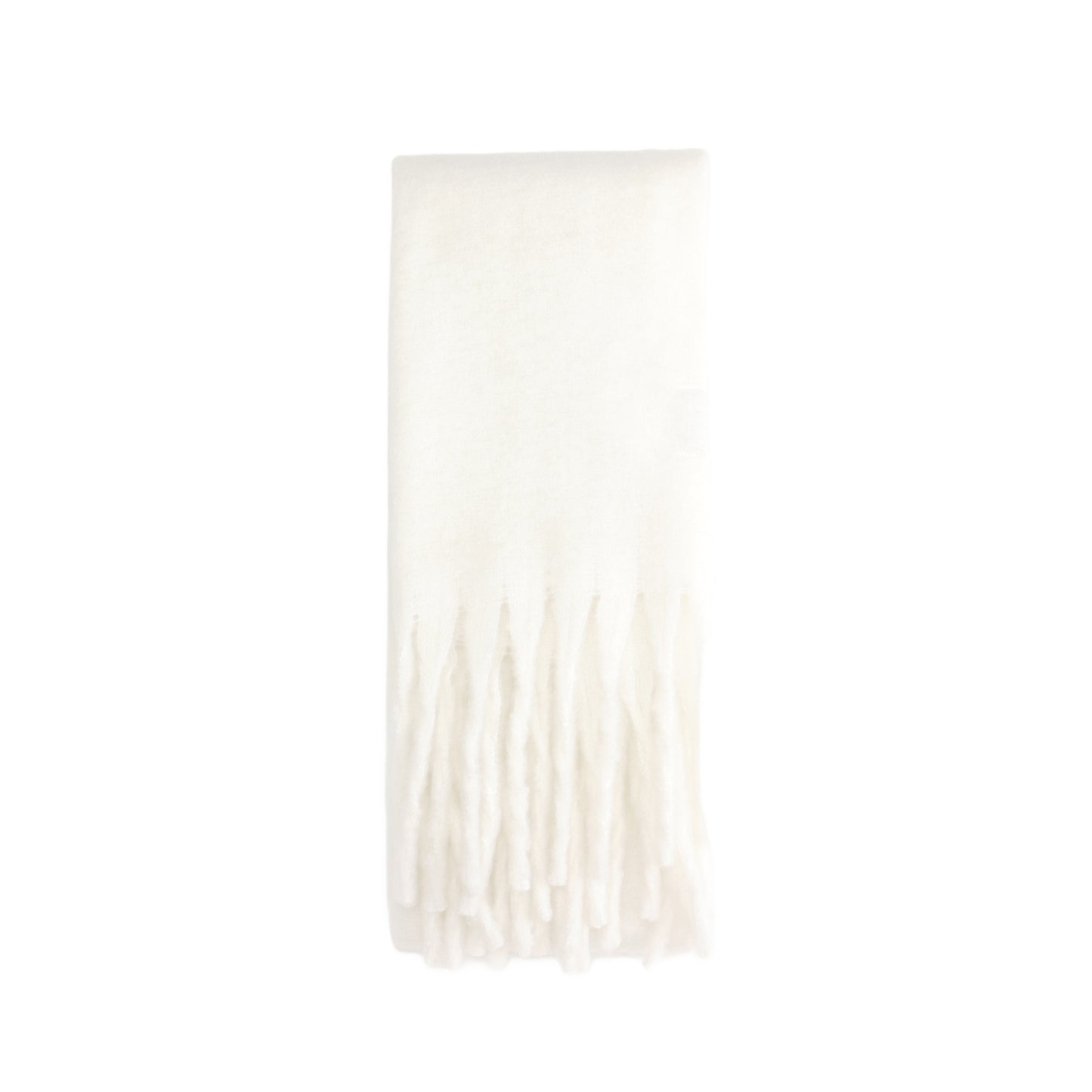 Winter scarf white