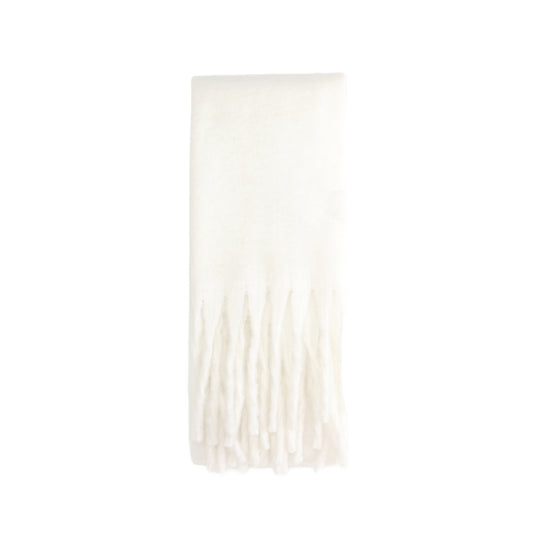 Winter scarf white