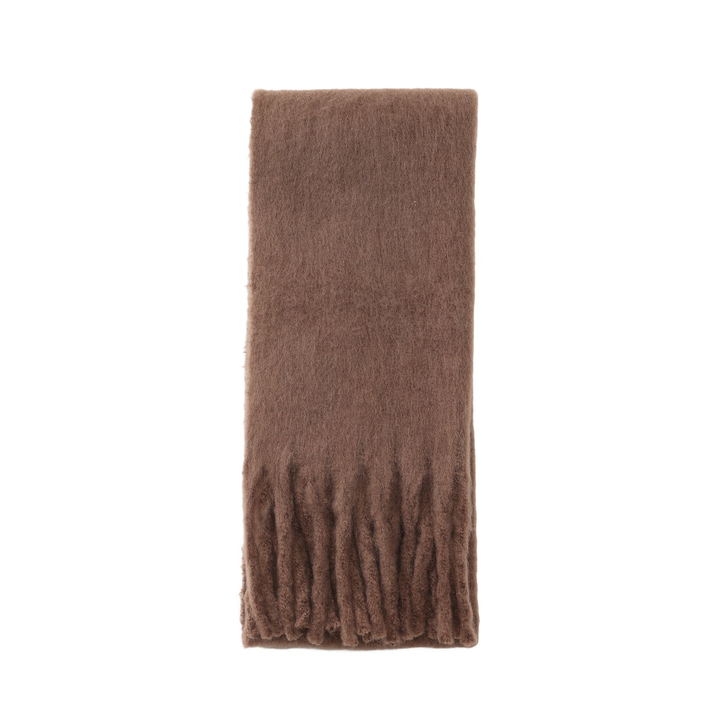 Winter scarf brown camel