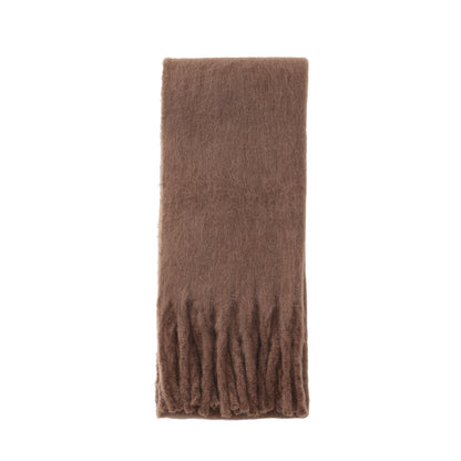 Winter scarf brown camel